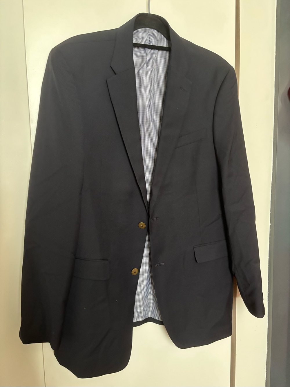 Tommy Hilfiger Men's Navy Two-Button Blazer